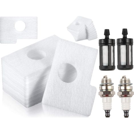 Kit de ajuste de filtro de aire para MS 170 y MS180, 18 piezas, para STIHL MS170 y MS180 017, 018, 1130, 124 y 0800 (1/4)