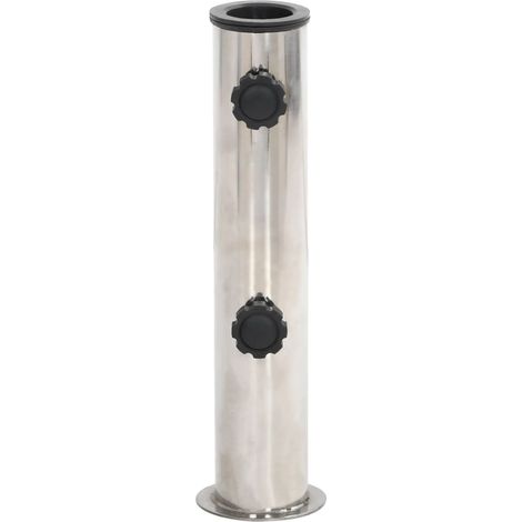 Maison Exclusive - Sonnenschirmständer für Ø38/48 mm Mast Silbern