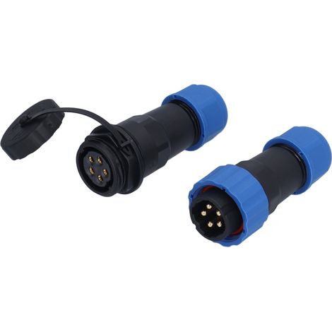 Connecteur étanche IP68 prise aviation SP205 fiche mâle femelle 380V 5 broches boîtier terminal (1/5)