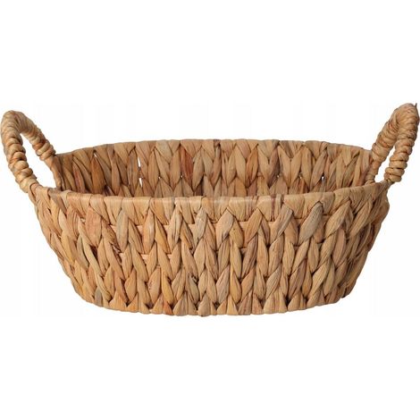Cesta ovalada con asas de 30x25 cm. (1/2)