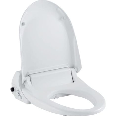 WC broyeur Geberit AquaClean 4000 avec abaissement automatique – Duroplast – Raccordement électrique à l'arrière – Extraction des odeurs (1/10)