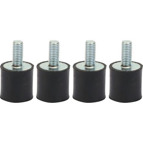 Ej.Life 4 Stück M3 M5 M6 Anti-Vibrations-Gummihalterungen für Boots- und Autospulen (VD15 x 15 M5 x 12) (1/5)