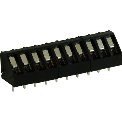 Bornier pour CI RS PRO 10 contacts 1 rangée(s) pas de 5mm