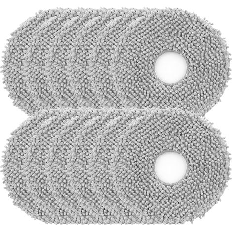 FOREHILL Chiffon pour roborock Qrevo S, 12 Serpillre Accessoires pour Aspirateur roborock QV 35S, QV 35A, Qrevo S5V, Saros 10R, Qrevo Pro, Qrevo Master, Qrevo Curv, Qrevo Edge S5A Pices de nettoyage (1/5)