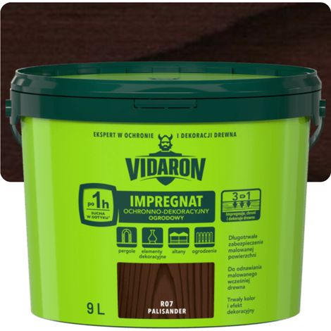 Impregnante per piante da giardino Vidaron Rosewood R07 9L (1/3)