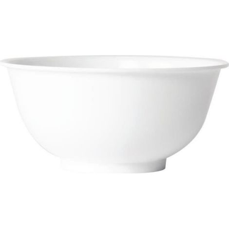 Bassine Polypropylène - - 2,5 L - Compatible Micro-ondes - Résistant à l'Eau Bouillante - Blanc (1/2)