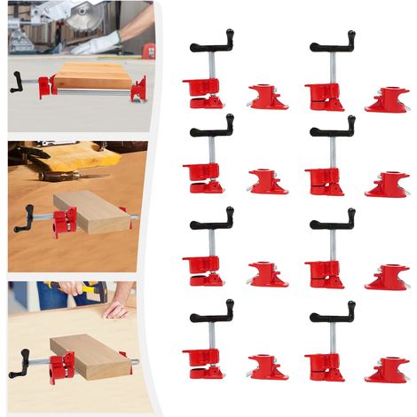 Juego de abrazaderas para mangueras, Material: Hierro, Diámetro de tubería adecuado: 26,5 mm, Cantidad: 8 abrazaderas, Peso bruto: 10,5 kg, Tamaño del paquete: 27 x 17 x 18 cm (1/5)