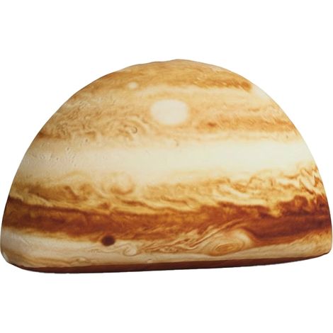 Cuscino a rullo oblungo con motivo 3D di Giove (1/5)