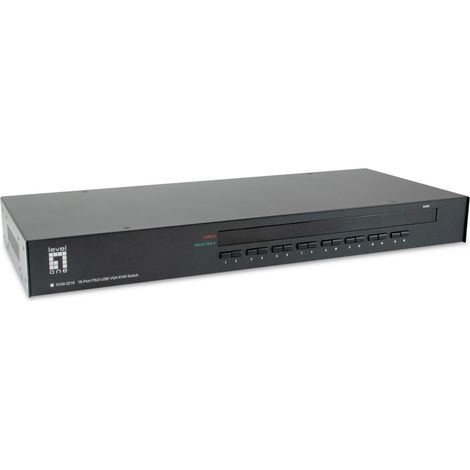 LevelOne KVM-3216 interruptor KVM Montaje en rack Negro
