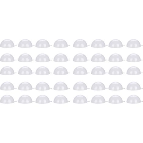 20 Ornements de Noël et Mariage en Boules Plastique Transparentes Remplissables (10cm) (1/5)