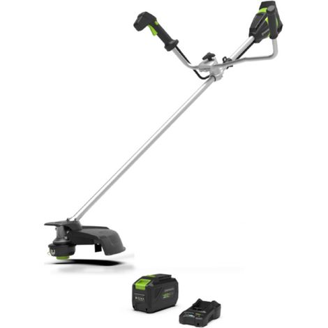 Desbrozadora GREENWORKS de 33 cm DVT 48 V - Batería de 4,0 Ah y cargador - GD48BCBK4 (1/4)