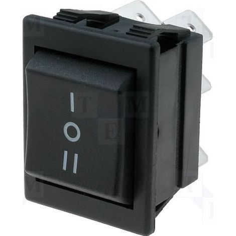 Interruptor Basculante (ON)-OFF-(ON) 16A Para Lunetas