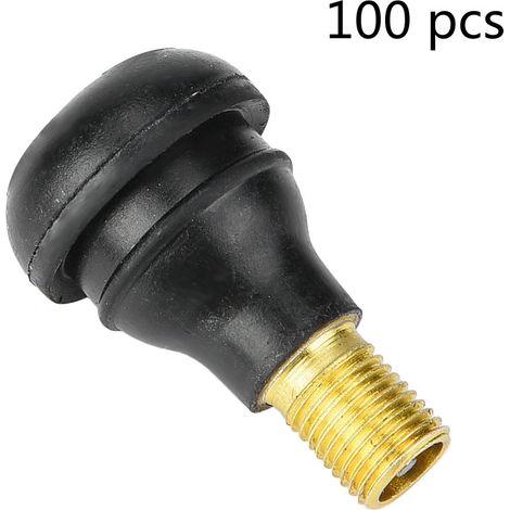 100 TR412 Universal-Gummiventile für Auto- und Motorradreifen, gerader Ventilschaft, direkter Ersatz (1/5)