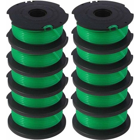 Bobine de rechange SF-080 pour Black and Decker GH3000 LST540 LST540B GH3000R SF-080-BKP Bobine d'alimentation automatique Coupe-bordures à une seule ligne 20 pieds 0,080 pouce (paquet de 10) (1/5)