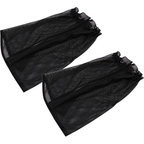1 paire de rideaux de voiture en maille 50x75cm - avec 6 ventouses - pour décoration intérieure et occultation de fenêtres (1/5)