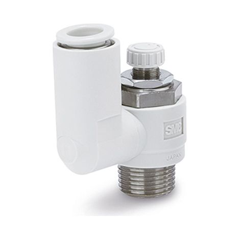Raccord silencieux et réducteur d'échappement SMC AS3, R 3/8, 8mm ( Prix pour 1 )