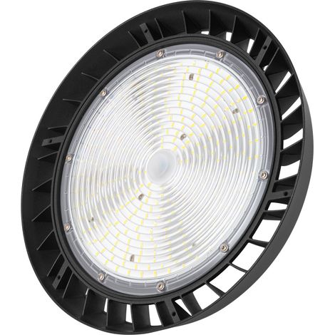 LED High Bay 200W ( 120W-160W-200W ) 36000Lm Driver Lifud à intensité variable 1-10V Puce Philips CW 6000ºK 90º [1916-NS-HB200W-