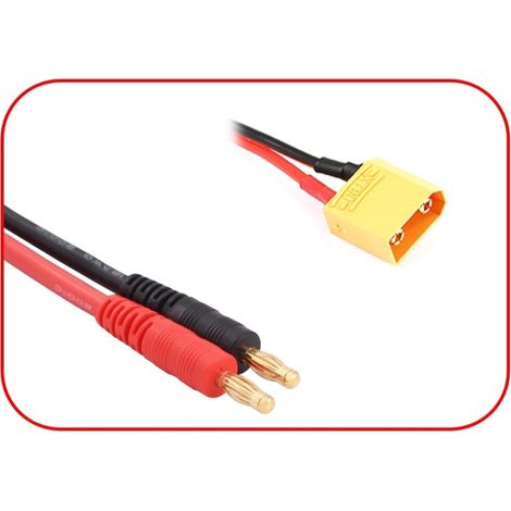 Charging Cable 4mm Bullet Plug - XT90 300mm