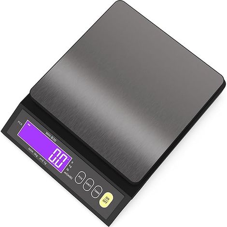 Échelle de Cuisine Numérique Échelle électronique Échelle D'eau pour la Cuisson de la Cuisson du Pain Auto Power Off Unit Conversion Fonction 10 kg 0,1 g (1/5)