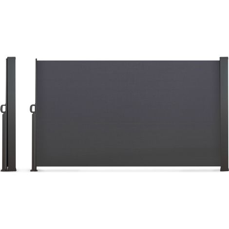 Tenda laterale retrattile esterna 180 x 500 CM grigio antracite