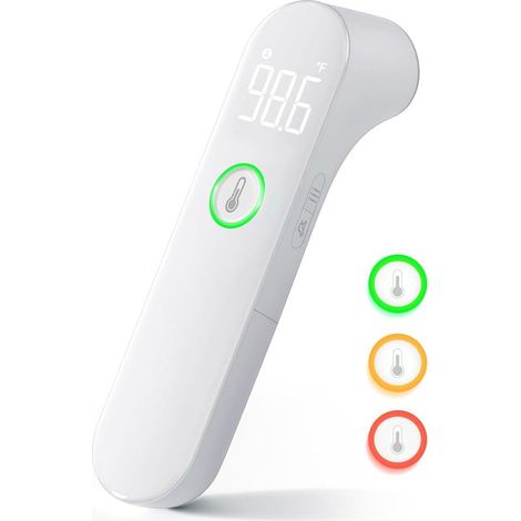 Thermomètre pour adultes et enfants, thermomètre pour bébé rapide et précis, alarme de fièvre et mode silencieux, essentiels pour bébé - Assistance à vie (1/4)