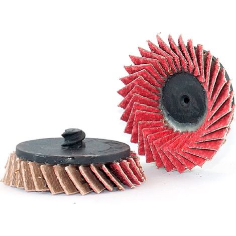 Mini Lamellari a tazza Ceramici D.50 gr.80 - Abrasivo Ceramico - Rosver 10 pz