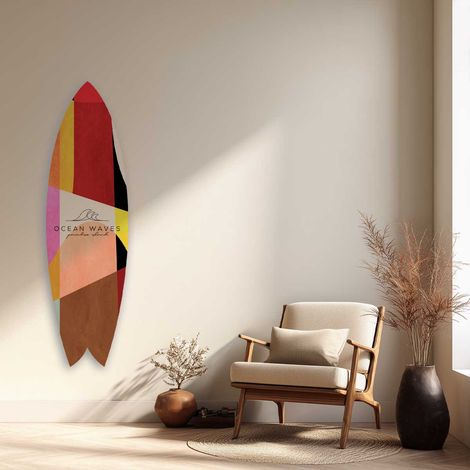 Planche de surf décorative Pop Color (1/4)