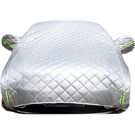 Ecleanfy - Housse de voiture anti-grêle, housse de neige épaisse semi-couvrante pour voiture 5,3 x 2,5 m (modèle universel berline/voiture), épaisseur 0,2 mm