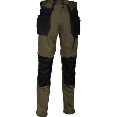 Pantalon Multipoches PAKATTI taupe/noir - Taille standard - COFRA - V721-0-03 42 (1/5)