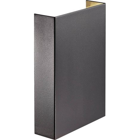 nordlux Fold 15 lámpara de pared LED negra 6,4 W