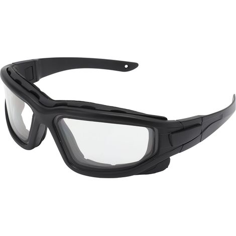 Lunettes anti-buée double couche, protection oculaire résistante aux chocs et rayures, anti-UV, verres détachables avec sangle, transparentes (1/5)
