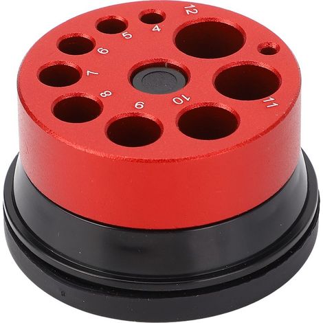 Capuchon collecteur de poussière pour perceuse électrique, 9 trous, en alliage d\'aluminium et ABS, accessoire de collecte de poussière pour plafond (1/5)