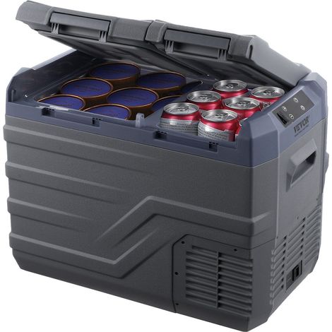 Réfrigérateur de voiture portable 32L double zone 12V avec compresseur réglable de -20 °C à 20 °C pour camping et extérieur (1/5)