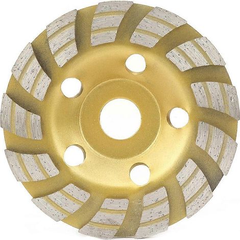125 x 22,2 mm Diamantsegment-Schleifscheibe, Topftrennscheibe für Beton, Marmor und Granit