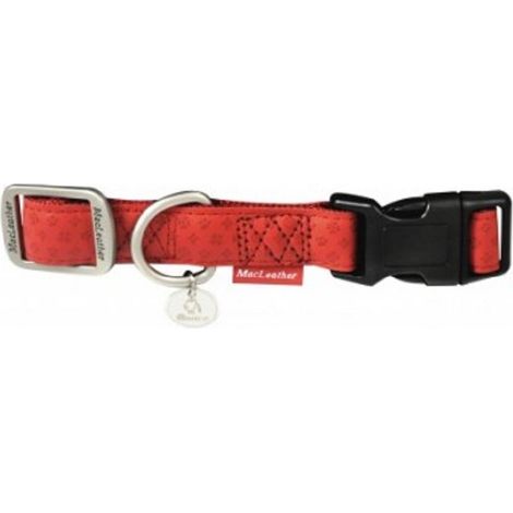 Collar in pelle Mac 10mm x 20-33 cm