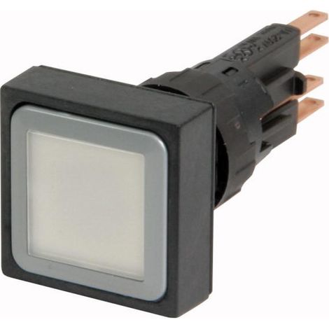 Bouton-poussoir lumineux sans étiquette à rappel EATON Q25LT-X