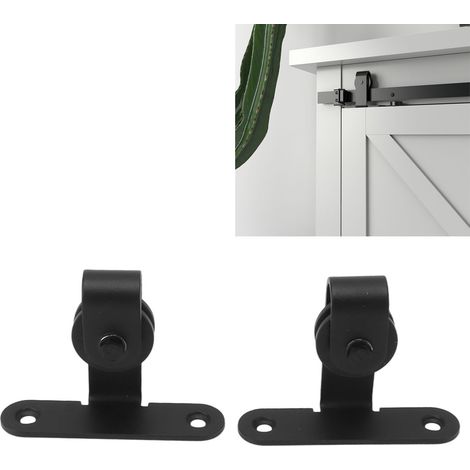 Rails de suspension pour portes de grange, rails de suspension pour portes de séparation de style mini-armoire, rails de suspension pour dessus d'armoire (1/5)
