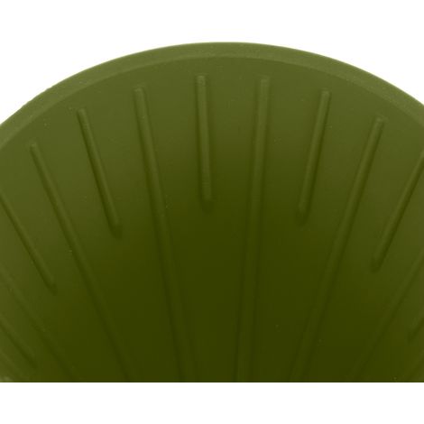 Filtre à café réutilisable en résine de silicone, accessoire pour machine à café, pour la maison et l'extérieur (vert) (1/5)