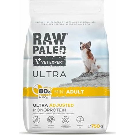 Croquettes RAW PALEO Ultra Mini Adult Turkey - 750 g (1/5)