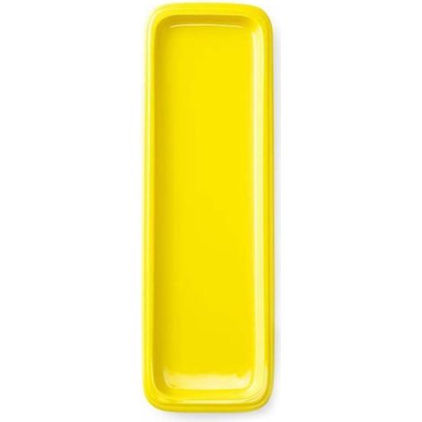 Plat en porcelaine GN 1/2 - jaune - (h)20mm - Finedine (1/4)