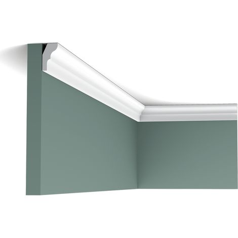 Orac – Corniche classique CX111 – Moulure décorative L 200 x H 2.6 x P 1.5 cm – Pour finition intérieure – Peinture recommandée pour protection UV