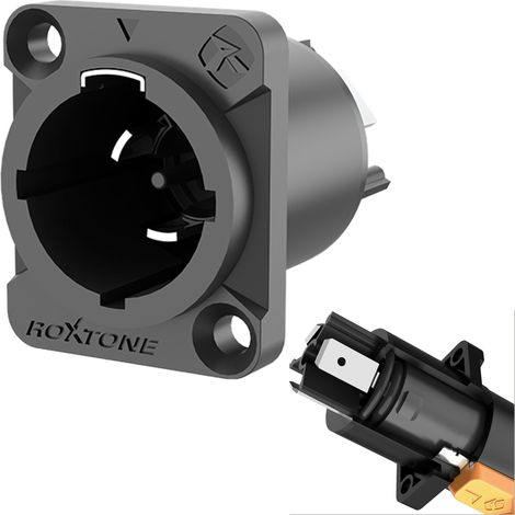 Prise de courant à montage sur panneau Roxtone RAC3MPWP IP65 (1/5)