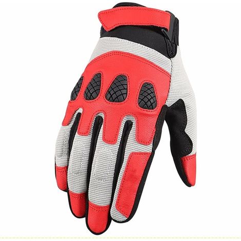 Gants de moto protection des articulations respirant absorbant les chocs résistant à l'usure antidérapant antichute taille : 21 23cm (1/5)