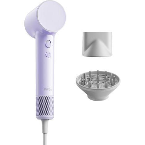 Sèche-Cheveux, 280 g Léger, Jusqu'à 15× Plus Rapide, Lavande 200M Ions, 110k Tr/Min, 60dB, 2 Vit. (1/5)