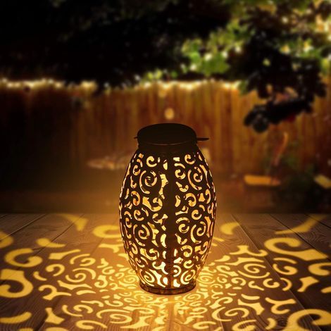 Faroles solares, luces solares colgantes para jardín para uso exterior. (1/3)
