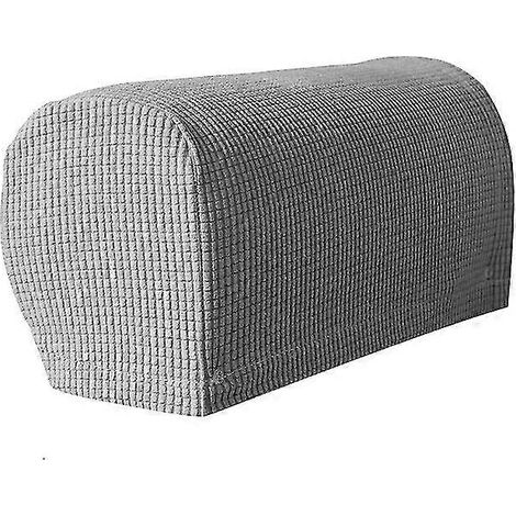 Lot de 2 protège-accoudoirs pour fauteuils et canapés, housses antidérapantes et extensibles pour accoudoirs de fauteuils et canapés [jkw] (1/4)