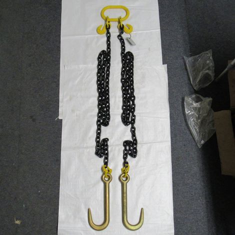 J Hook Recovery Winch Brothers Towing Chain (Heavy Duty Tow Assist G80 2 Leg 2M Sling Shorteners)