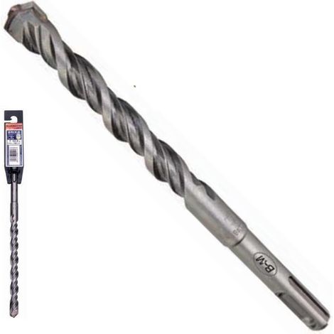 broca para martillo sds-plus 2 puntas doble canal broca 8mm largo 300mm