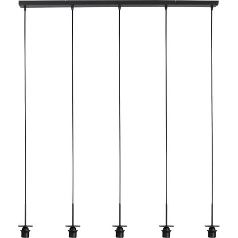Mexlite - lámpara colgante - HaloSwap - negro - vidrio metal - (1/4)