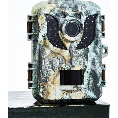Caméra de Chasse HD 1080P DL005 avec Vision Nocturne Infrarouge, Détection de Mouvement, Caméra de Surveillance Extérieure pour Faune Sauvage et Jardin, Sans Batterie, 1 Pièce Camouflage (1/5)